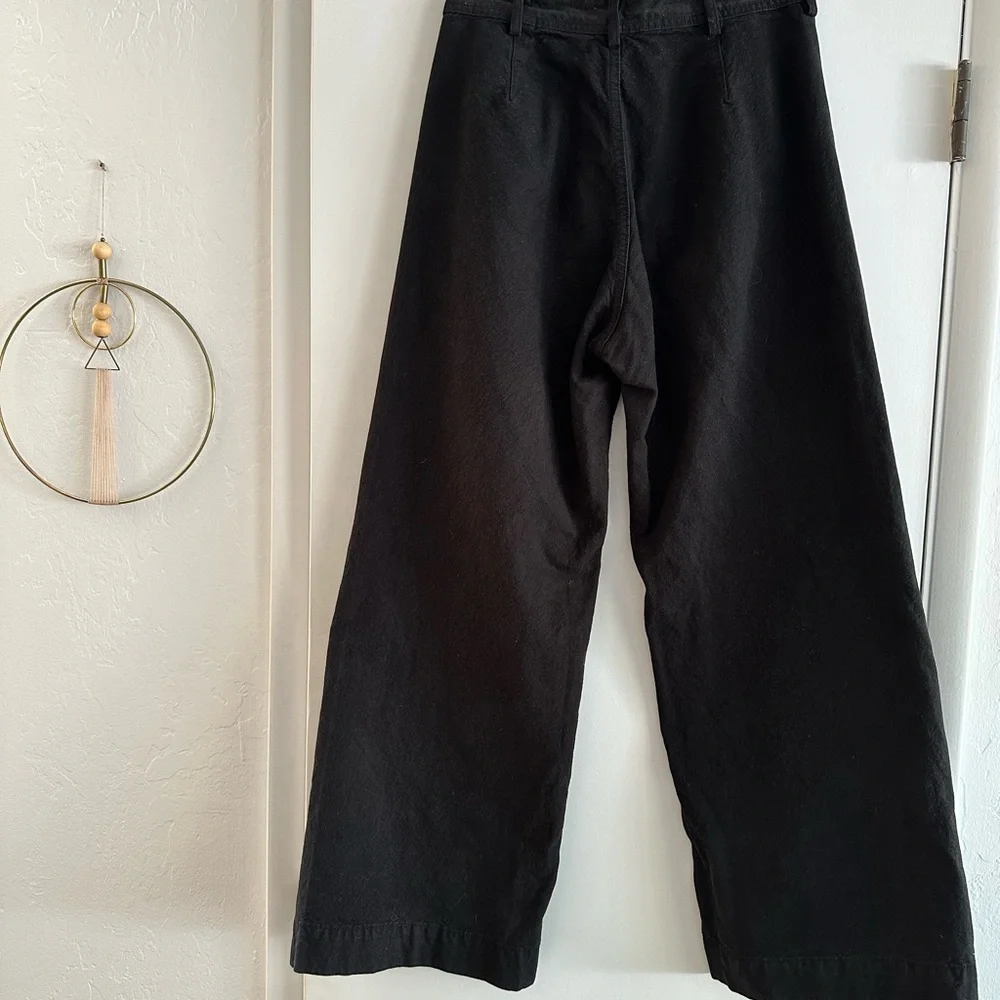 Jesse Kamm Wide Leg Black Jeans - Picture 2 of 4
